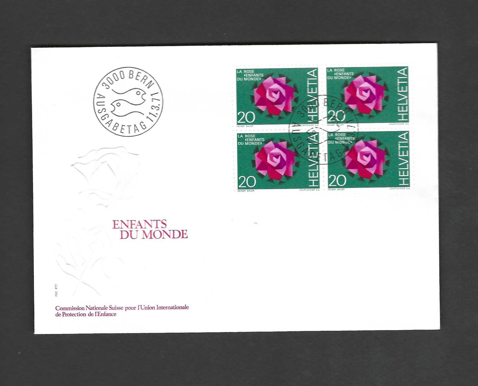 Tutti i francobolli: CH FDC Viereblock 1971 – Nuovo e nell'imballaggio originale da Koblenz venduto da Markenhimmel
