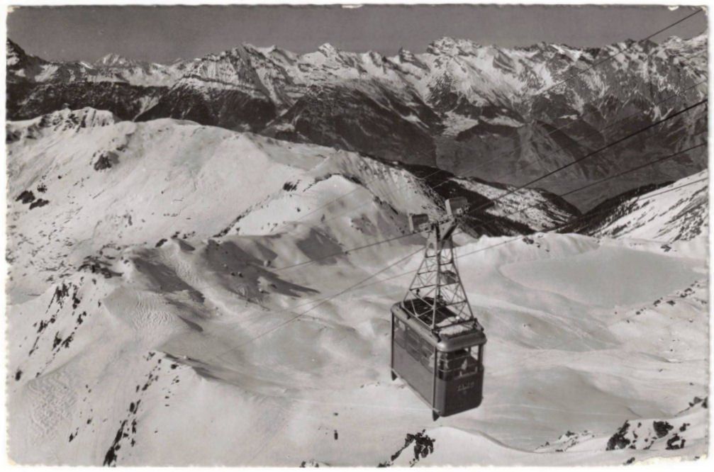 Cartoline postali: Verbier - Luftseilbahn Attelas – Usato da Binningen venduto da Mountainrider