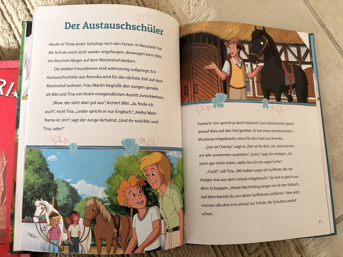 Libri: 2 Lesebücher: Bibi&Tina & Siri Glitzerstern – Usato da Dietlikon venduto da Bachtel97 2