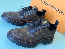 LOUIS VUITTON x NBA Derby Lv Monogram Leder Schuhe 40.5 NEU