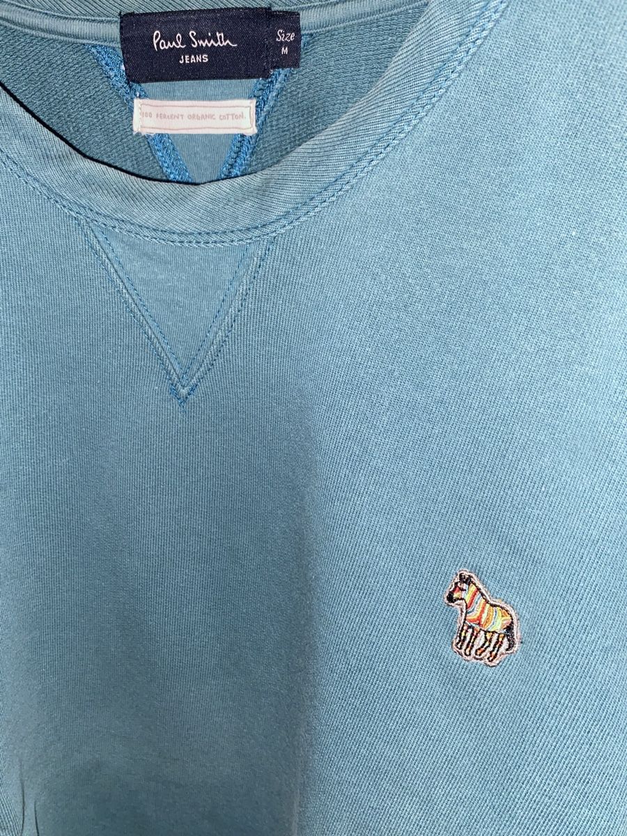 Paul Smith Pullover & Sweatshirts: Paul Smith - Pull bleu/vert, taille M – Neu (gemäss Beschreibung) aus Genève von TheMattiBoutique 3