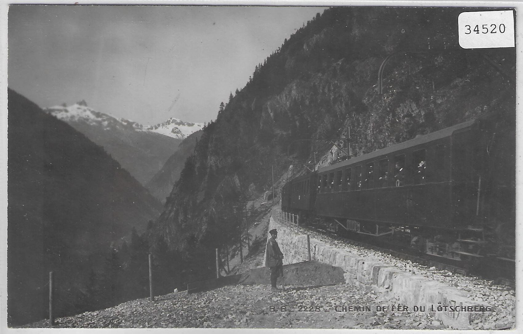 Cartoline postali: Chemin de fer du Lötschberg - Lötschberg-Linie – Usato da Ettingen venduto da Kartenplanet