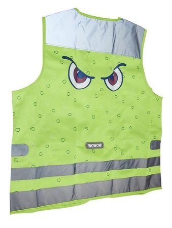 Wowow Sicherheitsweste / Leuchtweste für Kinder / Grün Gr. S
