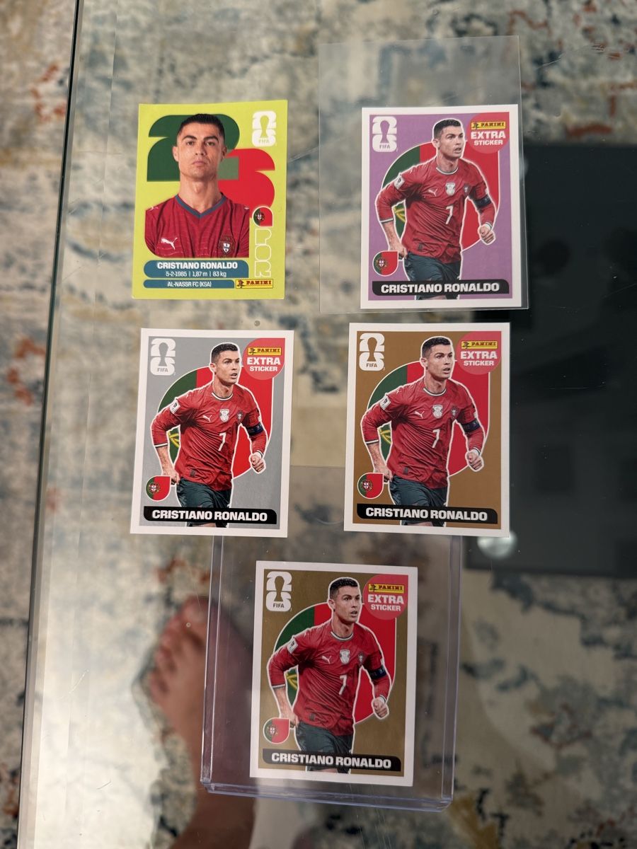 Panini Carte collezionabili: Voller Satz Paninni Bilder Ronaldo – Nuovo e nell'imballaggio originale da Rümlang venduto da Sigi0103