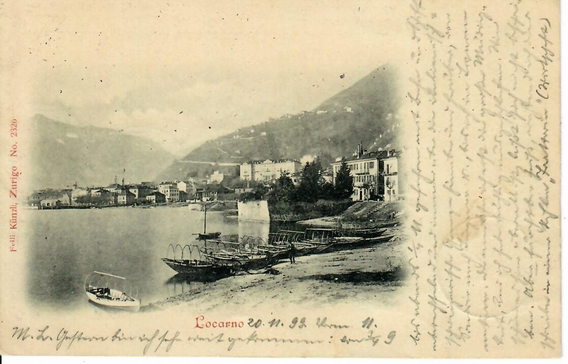 Cartoline postali: Locarno  1899 - siehe Frankatur – Usato da Hochdorf venduto da Ziegel-16