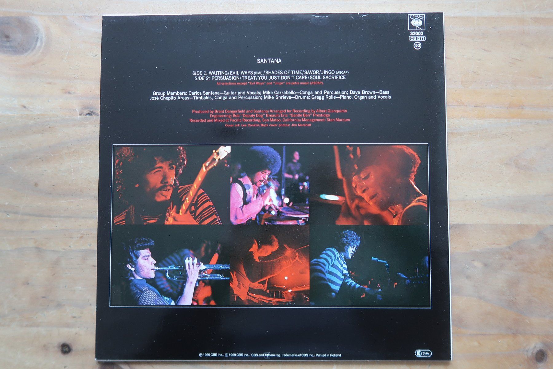 Dischi in vinile: SANTANA - ST - 1969 VINYL LP – Usato da Basel venduto da Patiscat 1