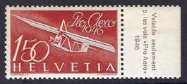 1946 Flugpost 1.50 Fr. Pro-Aero ungebraucht */** F41 Kat. 20