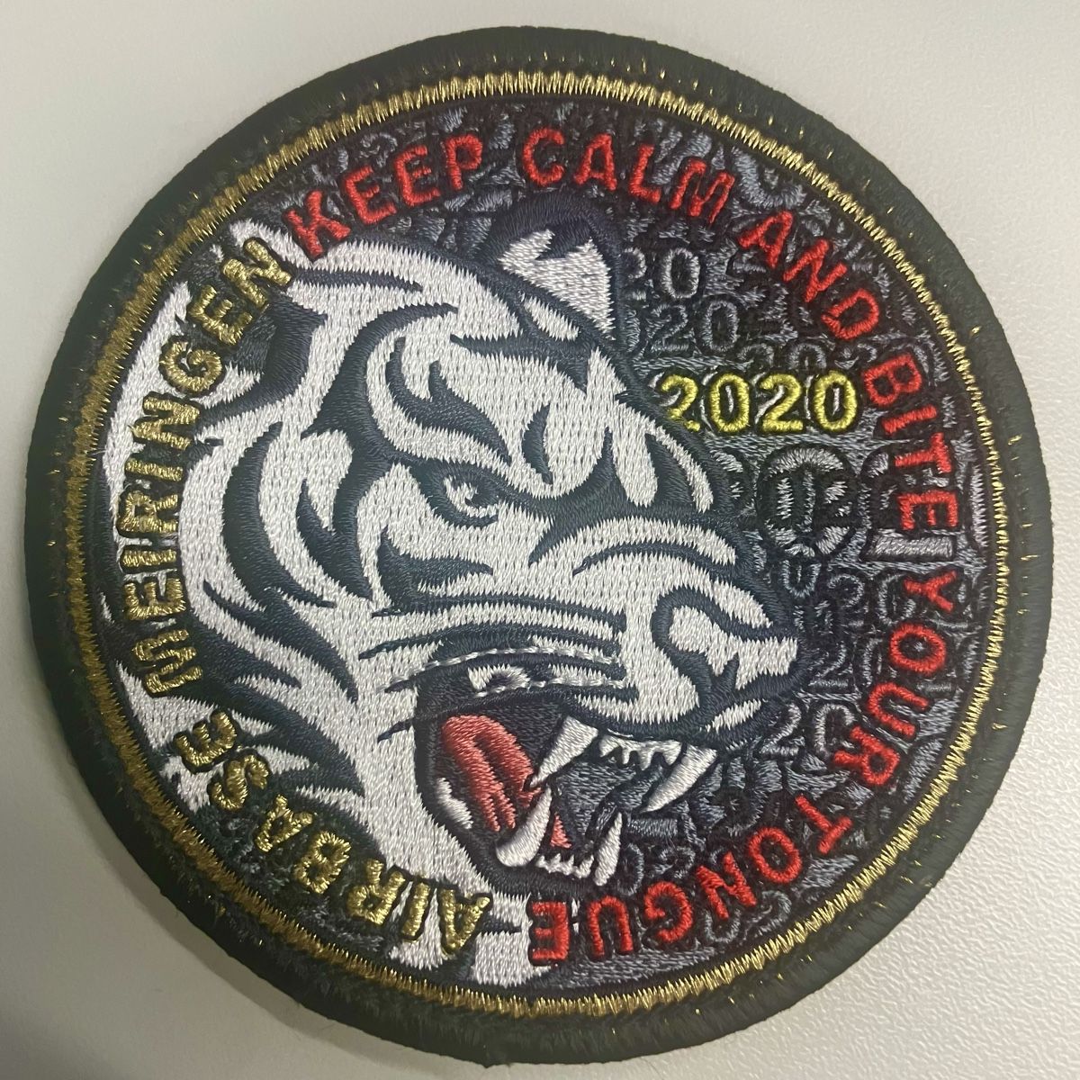 Schweizer Armee Placchette & Badge: Patch Air Base Meiringen Tiger 2020 – Usato da Dübendorf venduto da SwissAirforceDUB