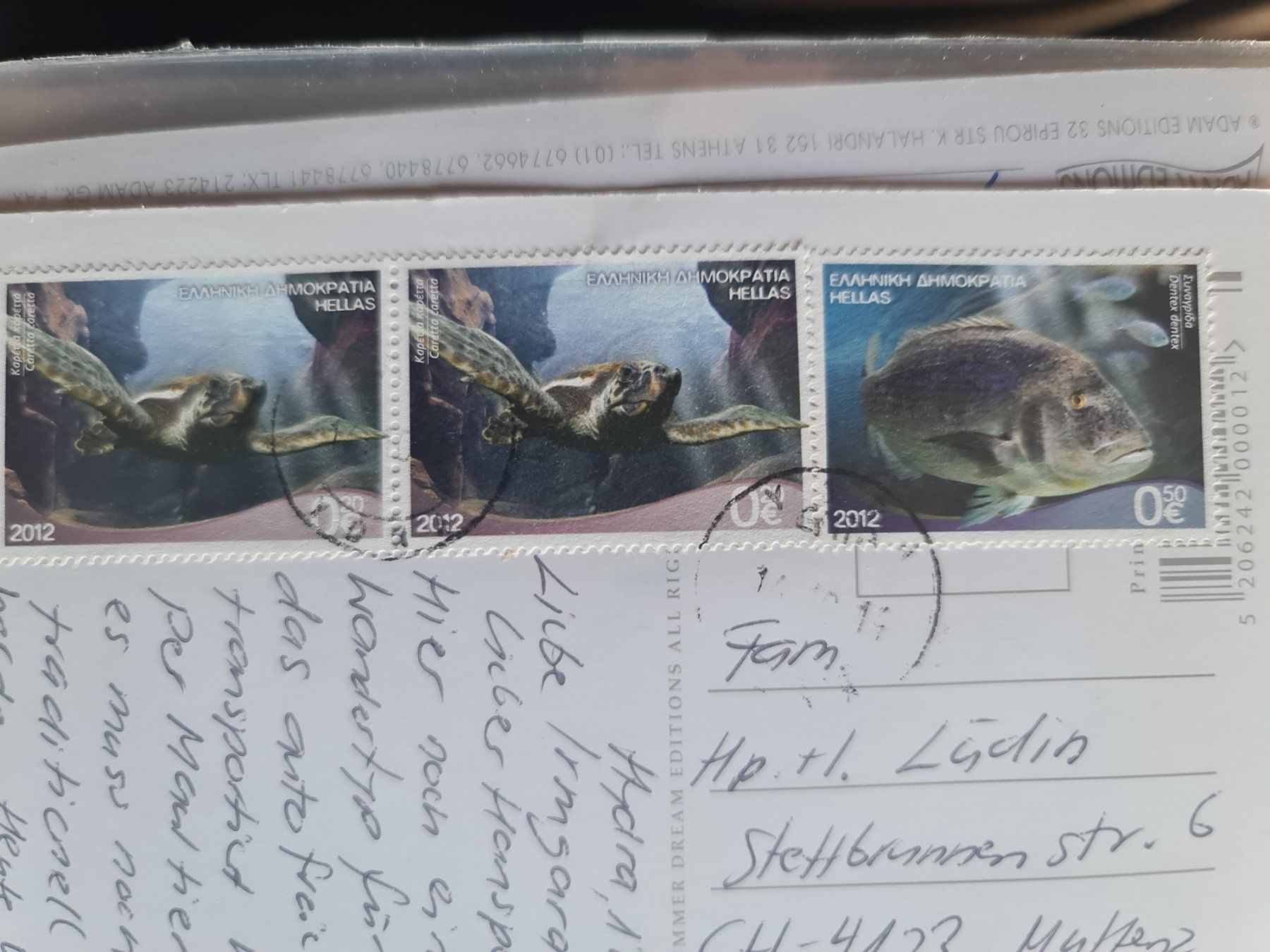 Ansichtskarten: Hydra Griechenland Postkarte – Gebraucht aus Dintikon von Vexi 1