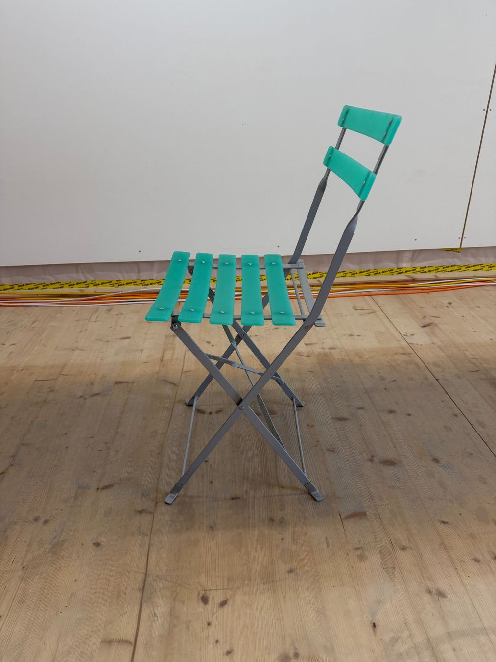 Sedie: Lot de 3 chaises pliantes vertes style bistrot – Usato da Dorénaz venduto da gargantua58 1