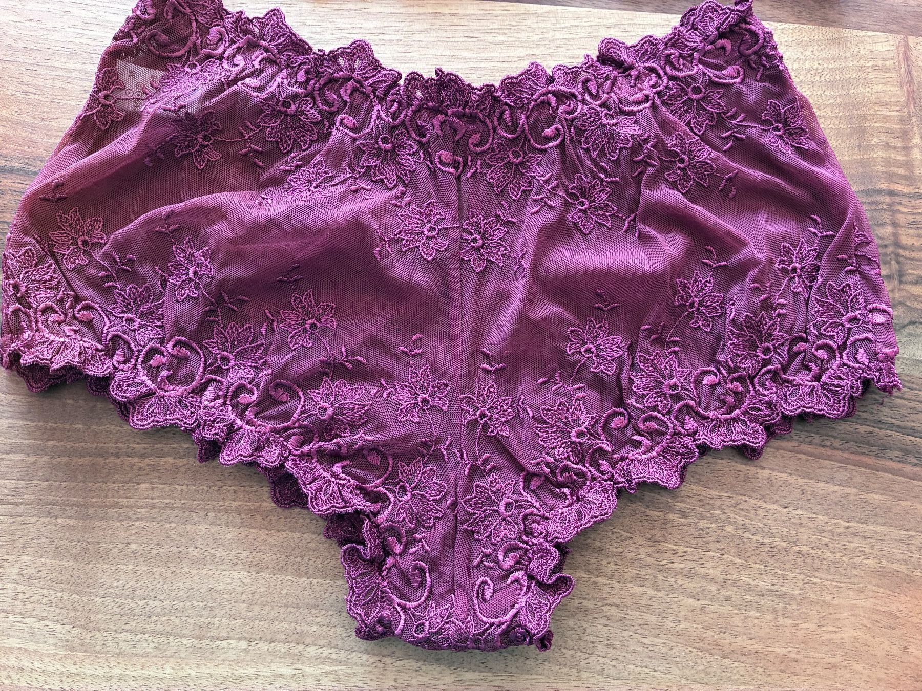 Altra biancheria intima: Braunrotes BH-Set Balconnet Slip – Nuovo (secondo la descrizione) da Alpnach Dorf venduto da marvo 5