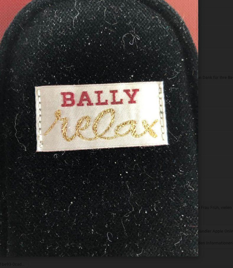 Bally Damenschuhe: Bally Bestickte Slipper LogoStickerei 37 – Neu und originalverpackt aus Volketswil von praxis12 2