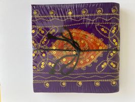 Notizbuch / Fotoalbum neuwertig Seiten plank