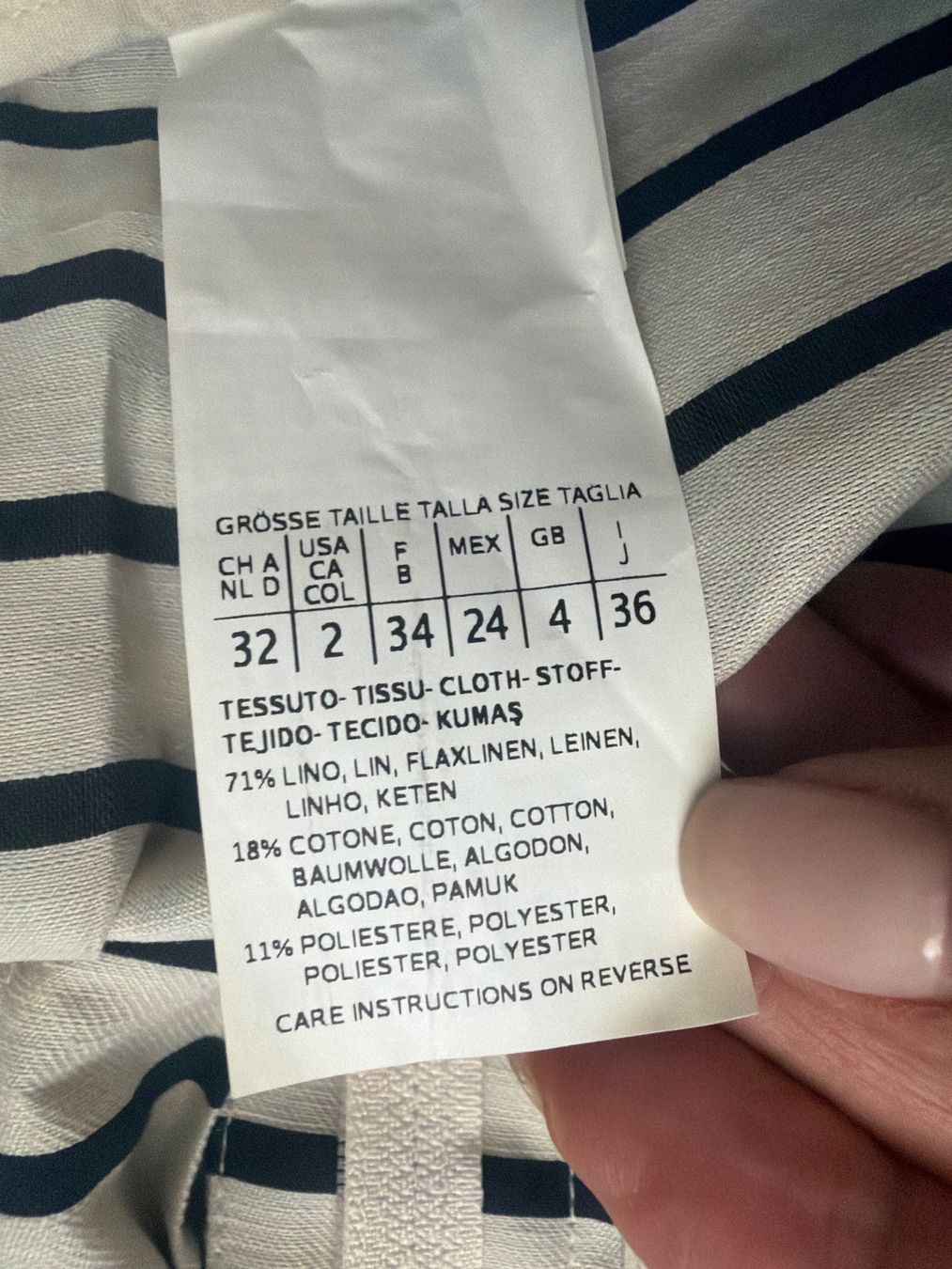 Max Mara Pantaloni: Weekend Max Mara Marlenehose Gr. 36, 71% Leinen,SchwarzWeiss – Nuovo (secondo la descrizione) da Wallisellen venduto da Lan_82sz 4