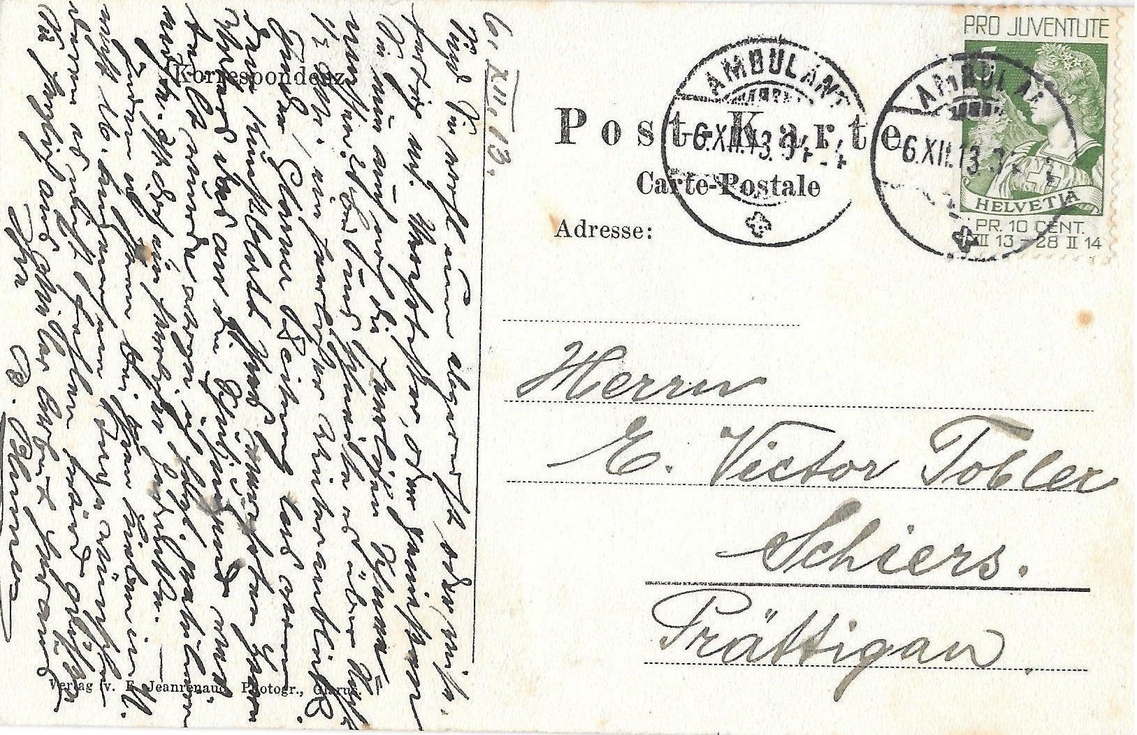Cartoline postali: Engi Gesamtansicht im Winter – Usato da Olten venduto da clotaldi 1