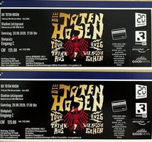 2 Tickets fürs Toten Hosen Konzert Zürich 20.6