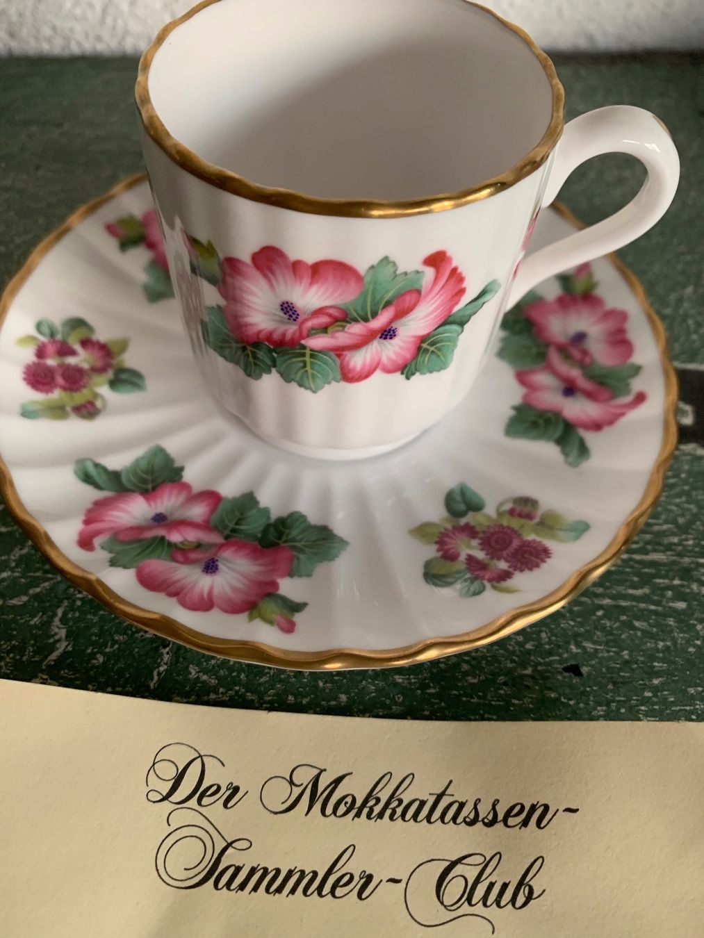 Tassen: Mocca Sammeltasse Royal Shaffordshire – Gebraucht aus Kirchdorf von Vintagewunder 3