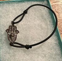 Armband mit Strass, Hand der Fatima, Gebrauchsspuren