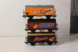 Märklin Schokoladen-Wagen (M&M's, Snickers, Mars)  mit OVP