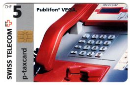 5 CHF Publifon VEGA - seltene Geschenk Taxcard
