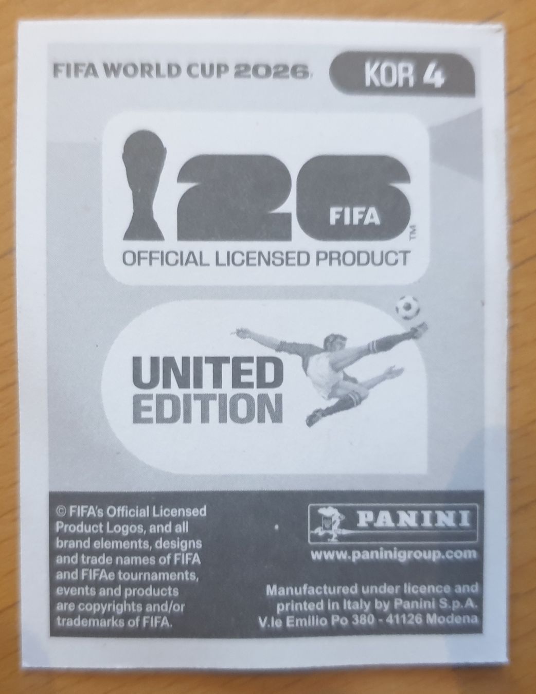 Panini Carte collezionabili: Panini WM 2026 KOR MINJAE KIM 4 – Nuovo (secondo la descrizione) da Einsiedeln venduto da MGXX 1