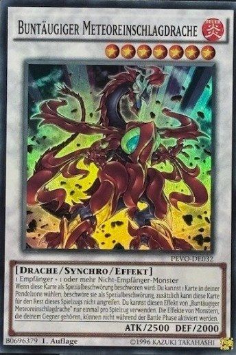 Yugioh Carte collezionabili: Yugioh Buntäugiger Meteoreinschlagdrache – Nuovo e nell'imballaggio originale da Chur venduto da -NewERA-