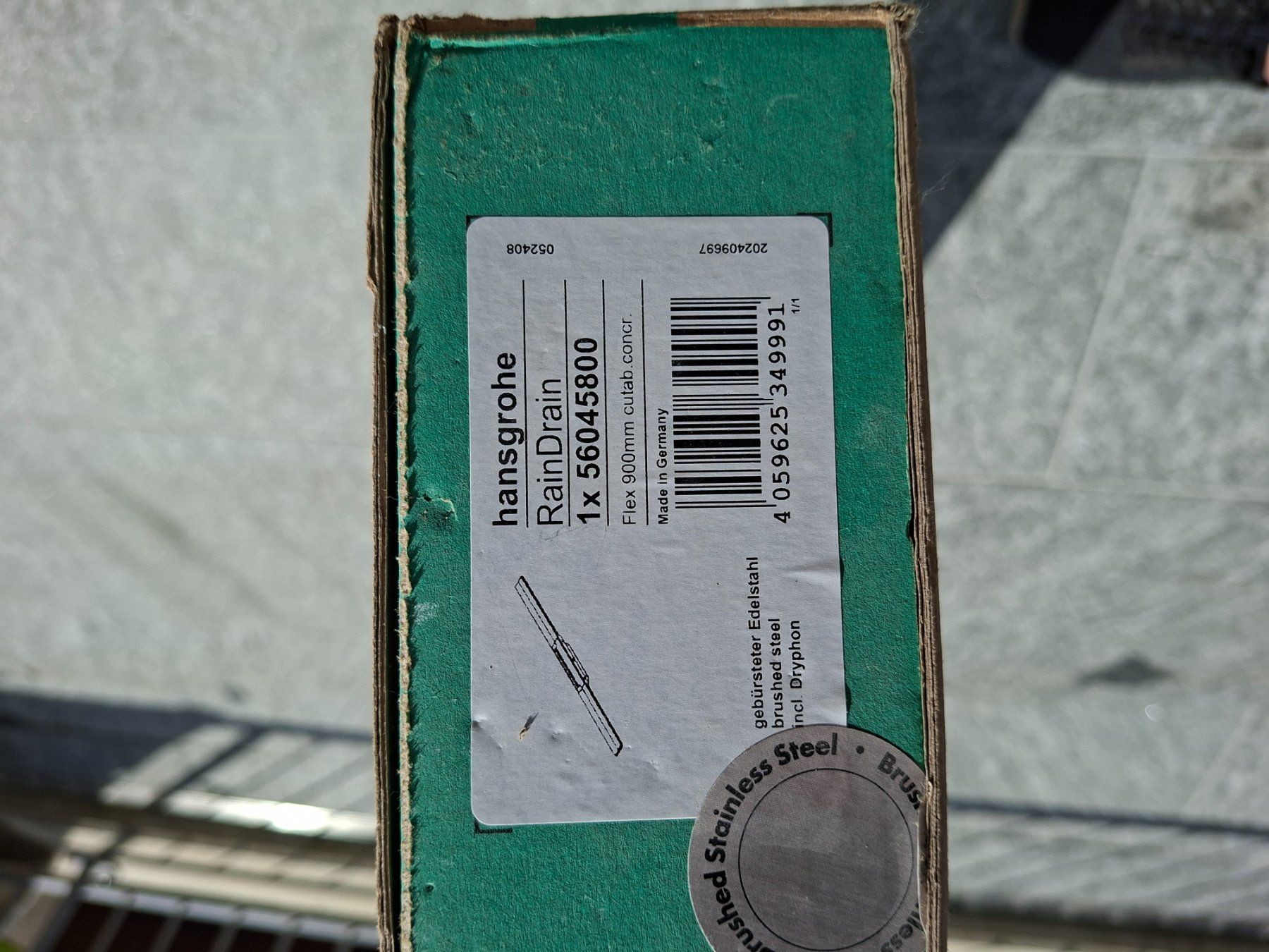 Docce: Hansgrohe RainDrain Flex 900 mm - Duschrinne NEU – Nuovo e nell'imballaggio originale da Therwil venduto da reiviloregne 4