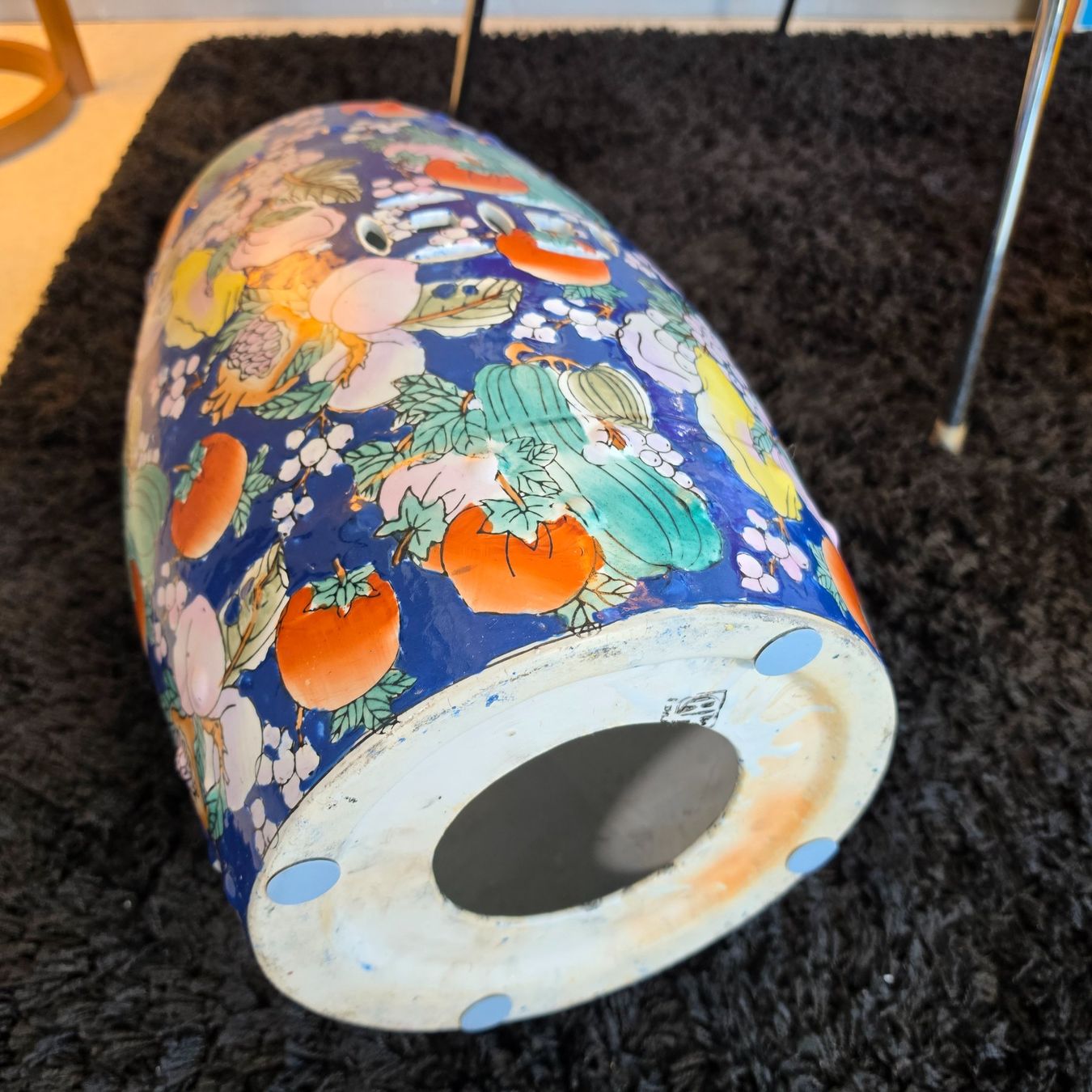 Sgabelli: Chinese Ceramic Garden Stool, Keramik Hocker, Handarbeit – Usato da Nottwil venduto da Wondewa-Shop 2