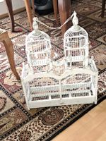 Vintage Doppel Vogelkäfig, Volière