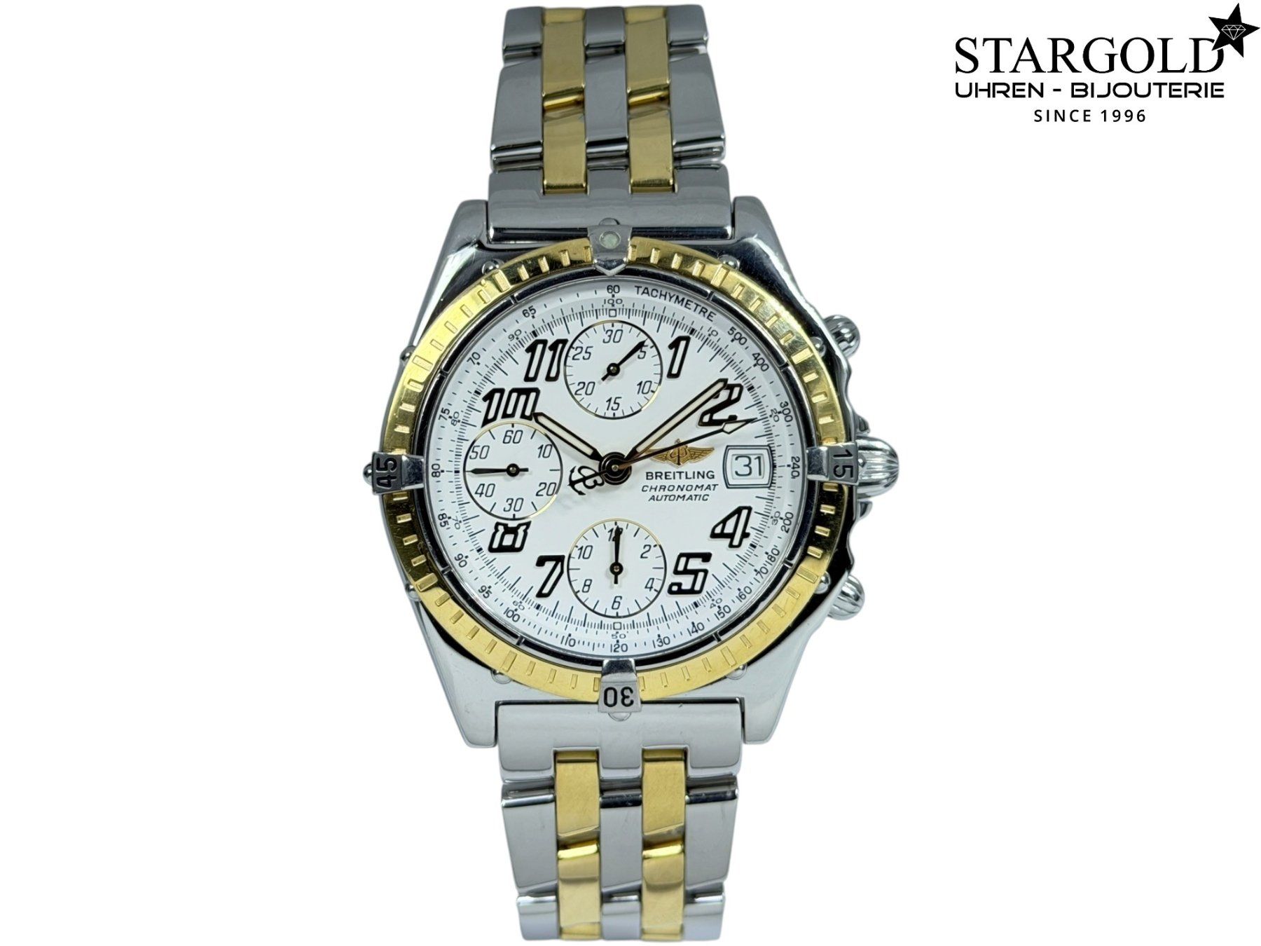 Breitling Orologi: Breitling Chronomat - B13050,1 – Usato da Zürich venduto da Stargold-Uhren