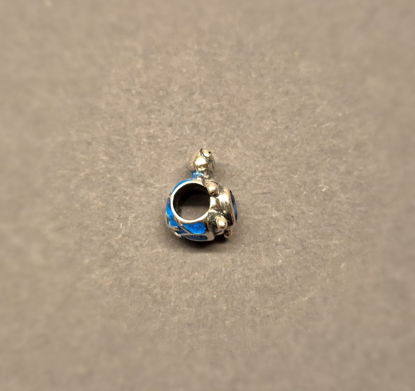 Anhänger: Silber Charm Schildkröte blau +Garantie – Neu (gemäss Beschreibung) aus Rotkreuz von Carbone_Bijou-Shop 1