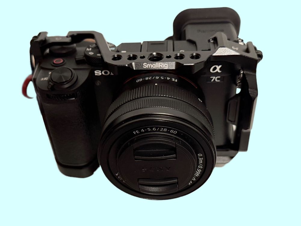 Sony Alpha 7C Mark II Body/inkl.FE 4-5.6/28-60/Smallrig Cage (Gebraucht ...