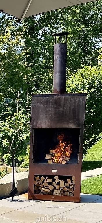 Grills: Garten Cheminee mit Zubehör – Gebraucht aus Staad SG von