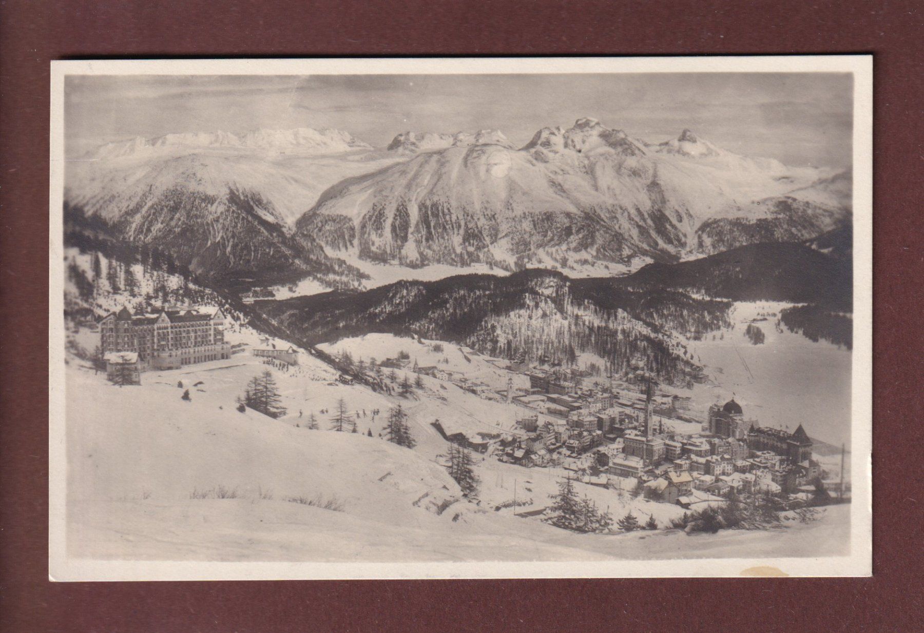 Cartoline postali: ST. MORITZ-DORF und Chantarella - 1923 – Usato da Pully venduto da nicecards