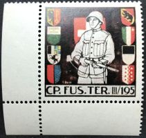 Soldatenmarken 2.WK, Territorial Füs Kp III/195, Wi Ter 401