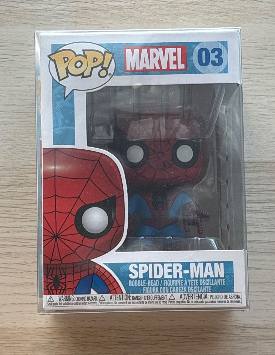 Funko Figuren: Funko Pop! Spider-Man #03 – Neu und originalverpackt aus Sorengo von ecopop