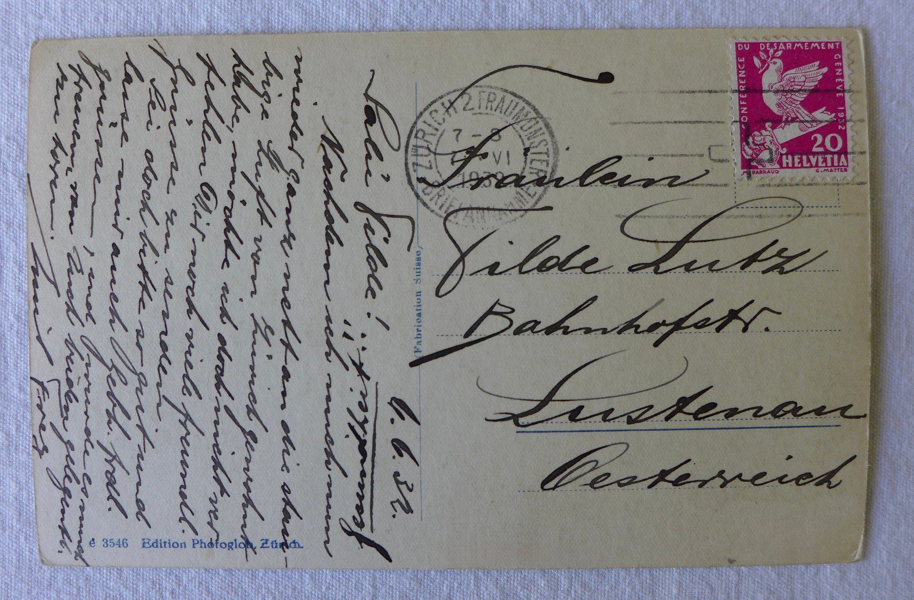 Cartoline postali: AK ZÜRICH, Geschäftshäuser, Schmidhof, belebt, Oldtimer – Usato da Wallisellen venduto da aloa09 1