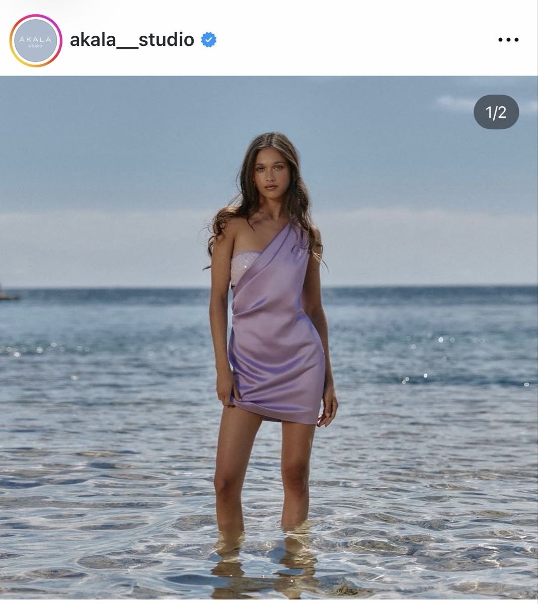 Kleider: Abito Akala studio lilla  – Neu und originalverpackt aus Muzzano von nat_x9hf 1