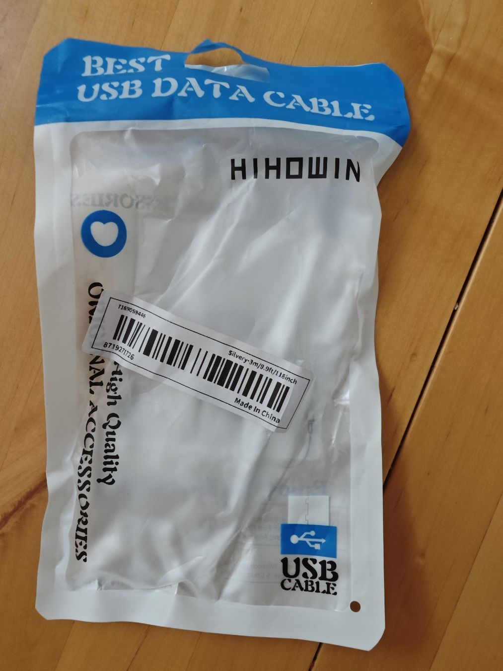 Câbles: USB cable 3m IPhone  – Neuf avec emballage d'origine à Origlio par Arrosto 1