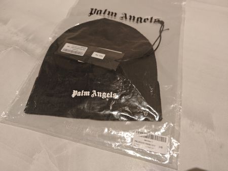 Palm Angels Mütze, Schwarz, Neu mit Etikett