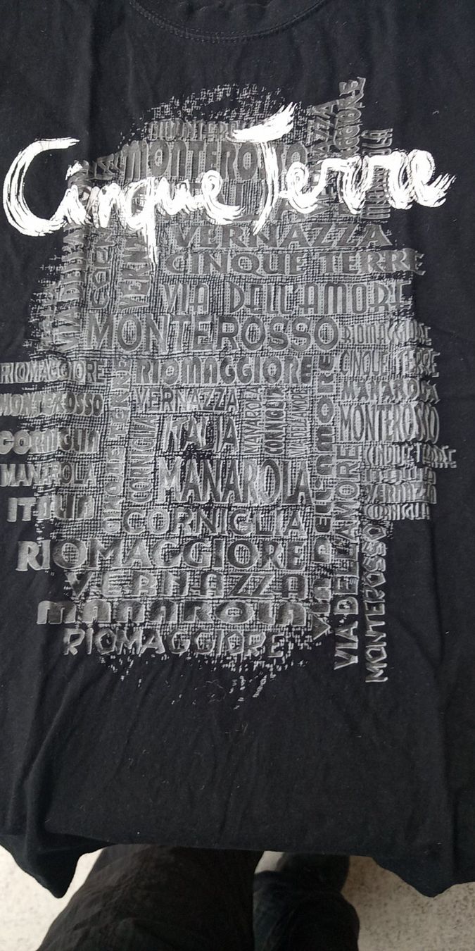 T-shirts: T Shirt Cinque Terre – D'occasion à Wängi par Ladys_First