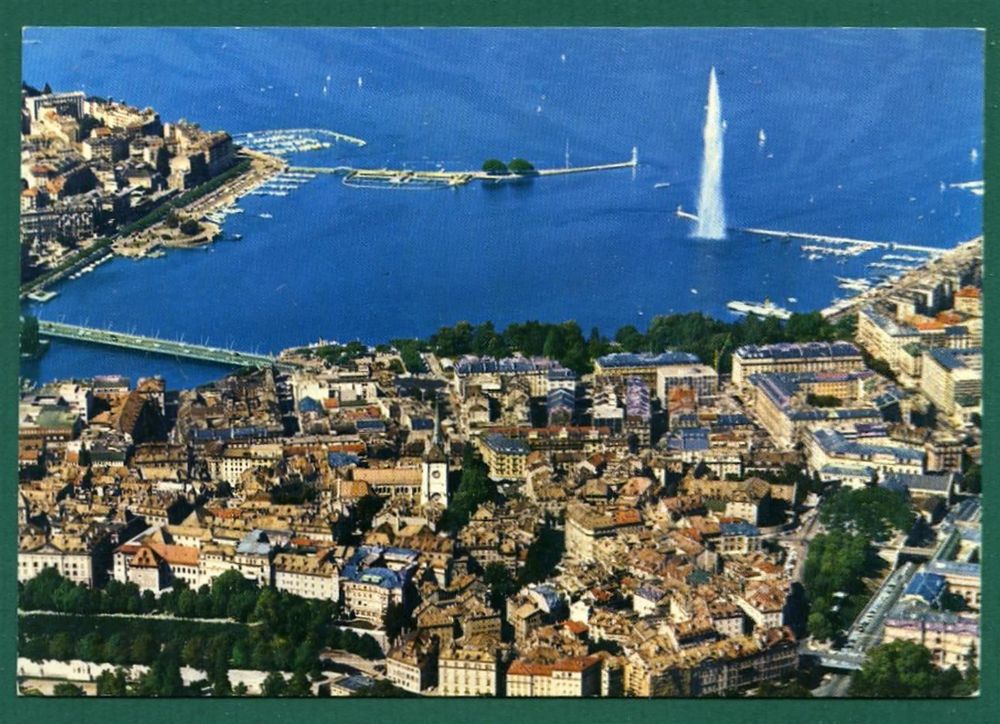 Genève La Rade et la vieille ville Vue Kaufen auf Ricardo