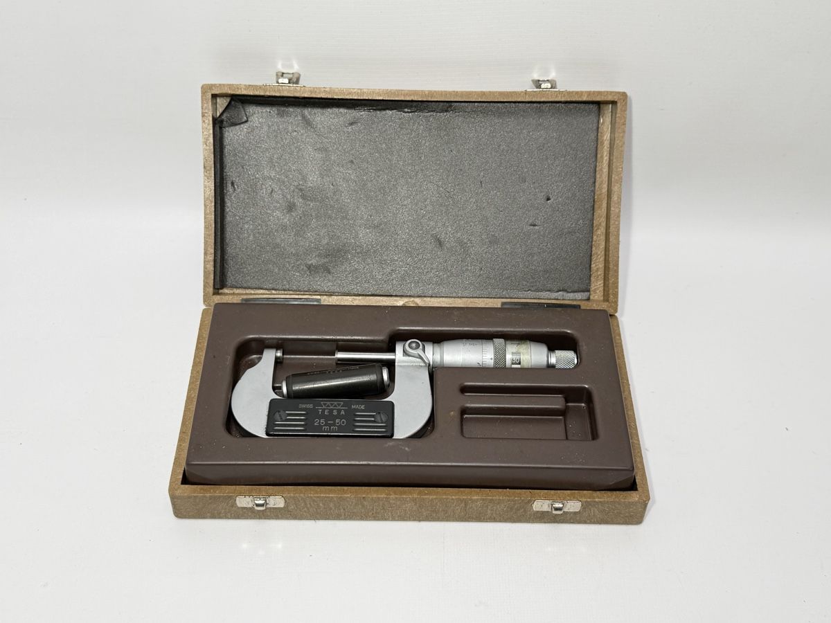 Tesa Mesurer: TESA Mikrometer 25-50 mm Aussenminrometer – D'occasion à Boswil par ABLagerBoswil 1