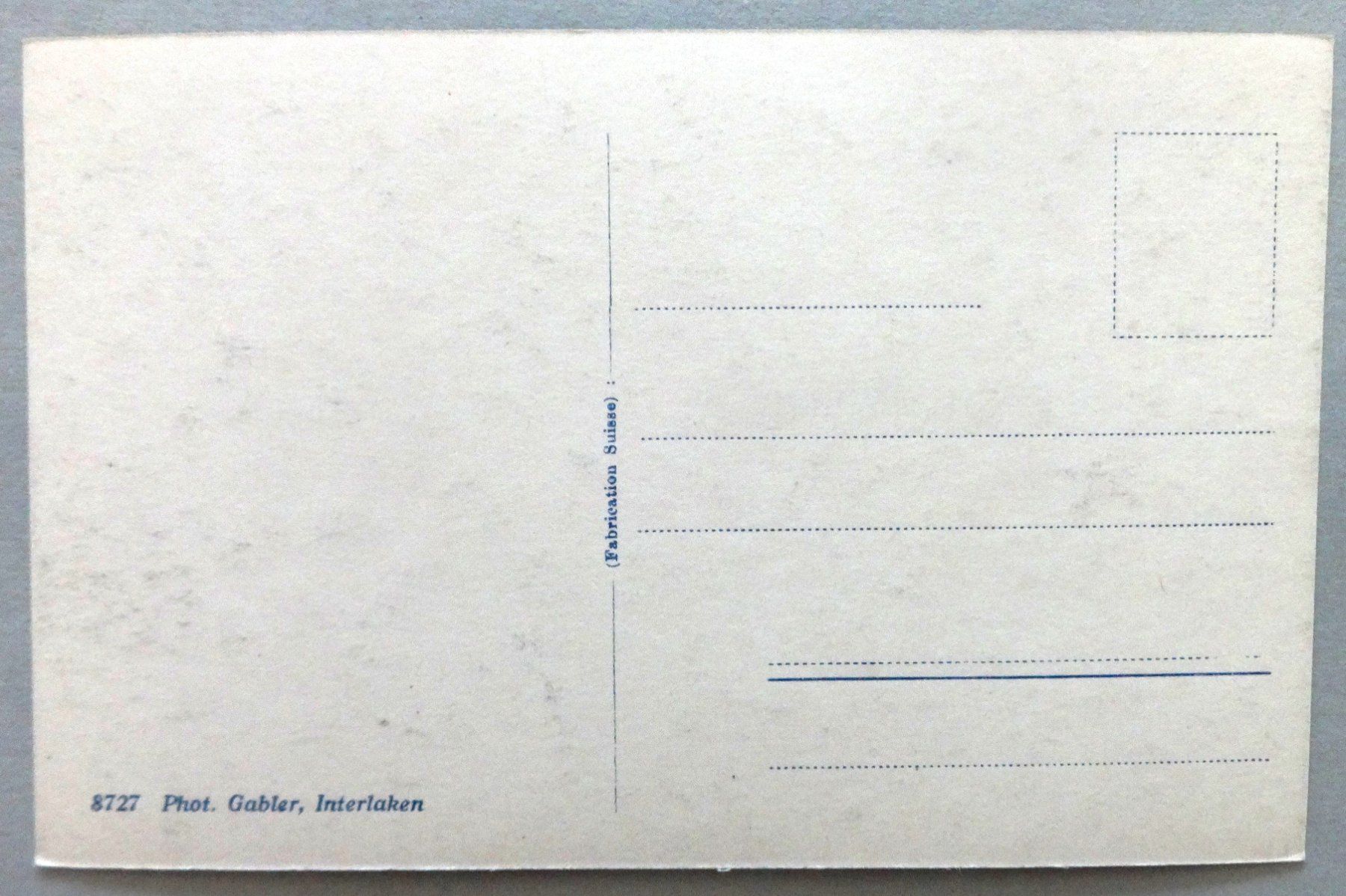 Cartoline postali: Lütschine mit Jungfrau (4167 m) – Usato da Fétigny venduto da Billy2miny 1