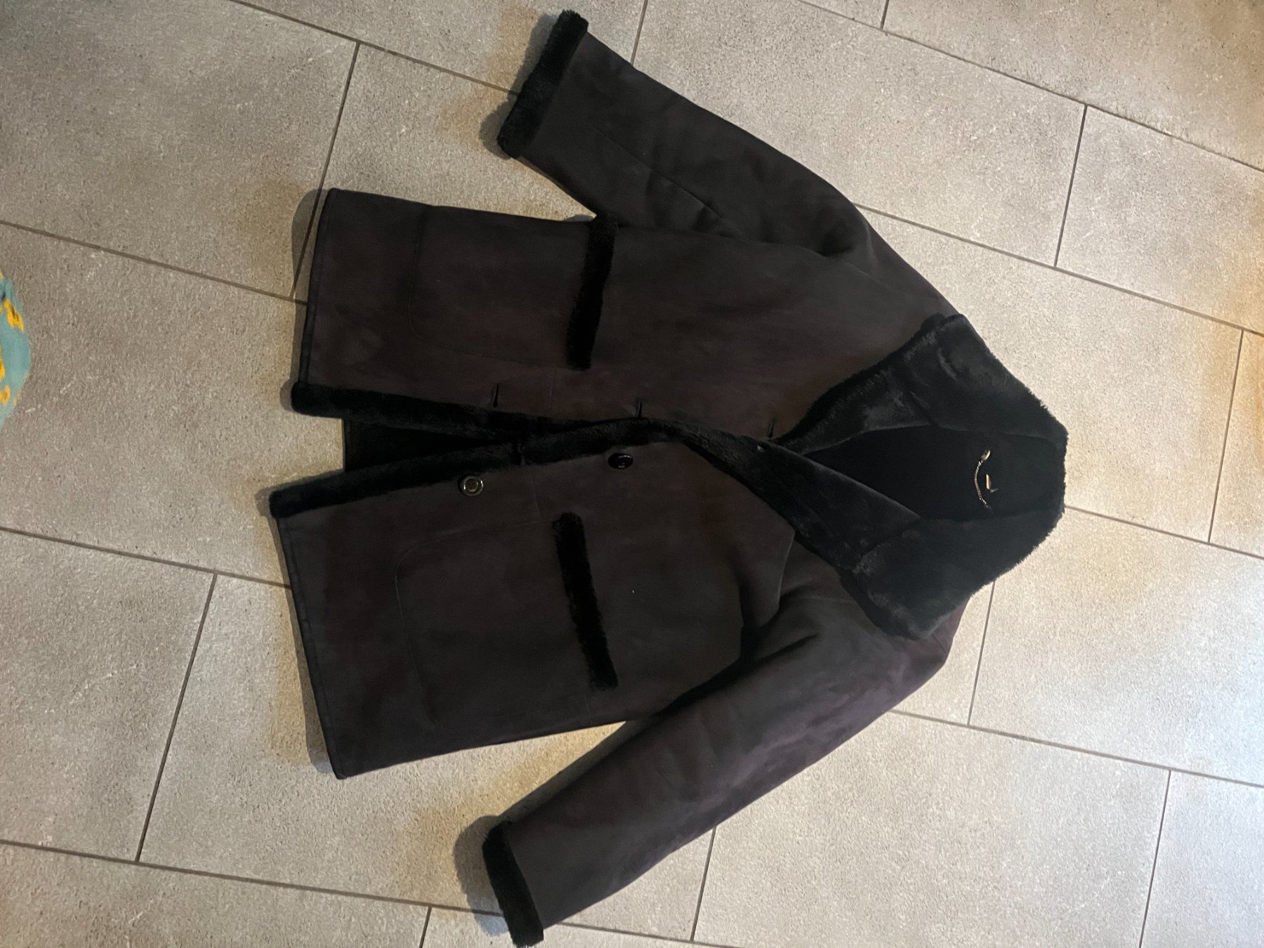 Giacche: Lederimitatjacke mit Teddy Interieur – Usato da Solothurn venduto da Floefi