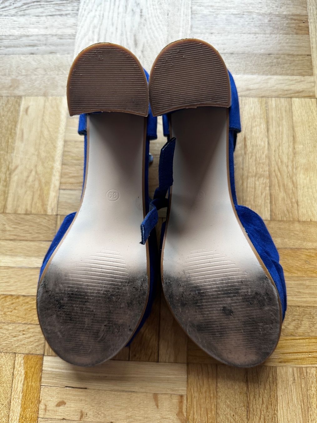 Damenschuhe: Blue Leather Sandal T - 39 – Gebraucht aus Epalinges von Lily2006 4
