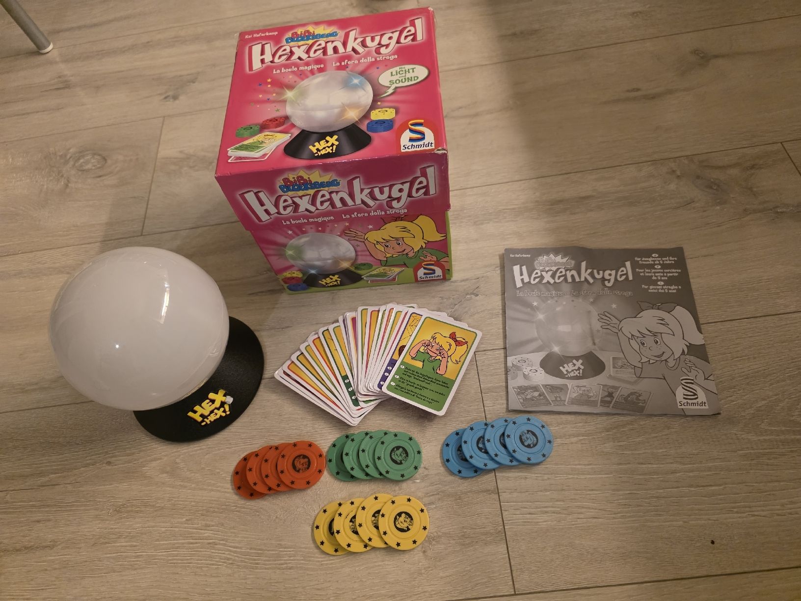Giochi: Bibi Blocksberg Hexenkugel mit Licht und Sound  – Usato da Wigoltingen venduto da Zuckerfee84 2