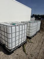 4 Cuves IBC réservoir 1000 litres sur palette occasion