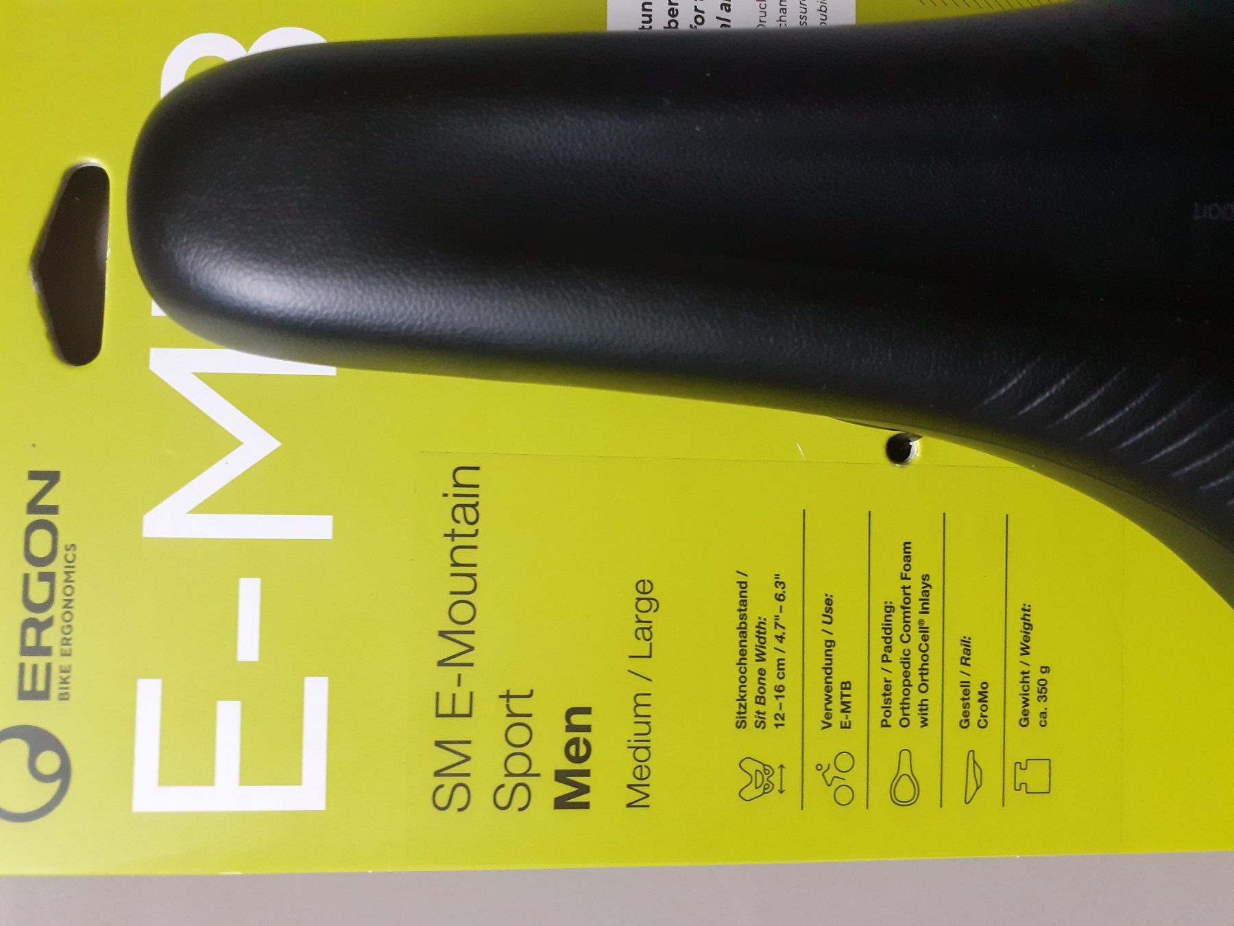 Ergon Pièces détachées: Oregon E-MTB Sattel, Men – Neuf (Voir description) à Cazis par Lucio05 4