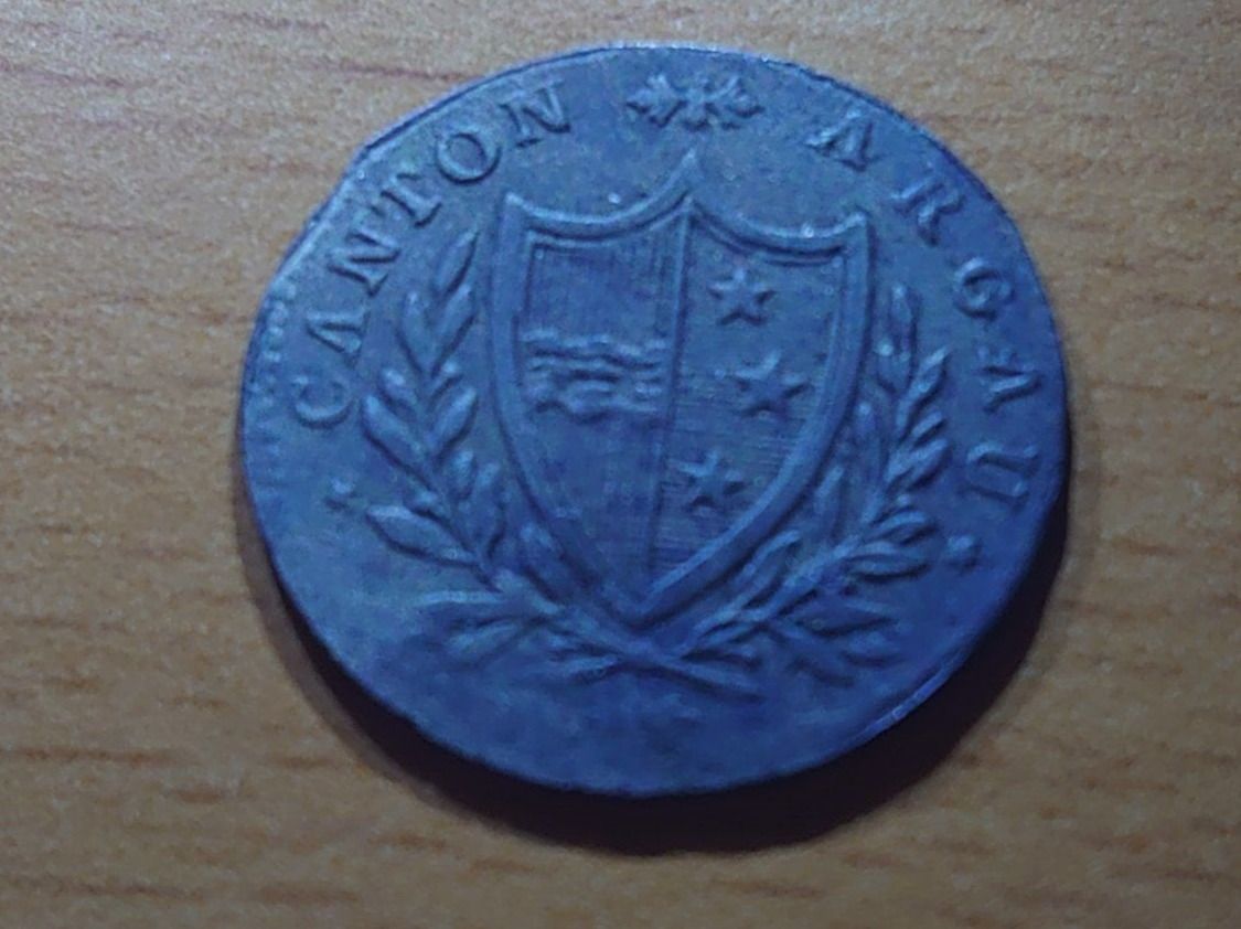 Tutti le monete: Aargau: 1/2 Batzen 1807 – Usato da Pfungen venduto da Aguti77